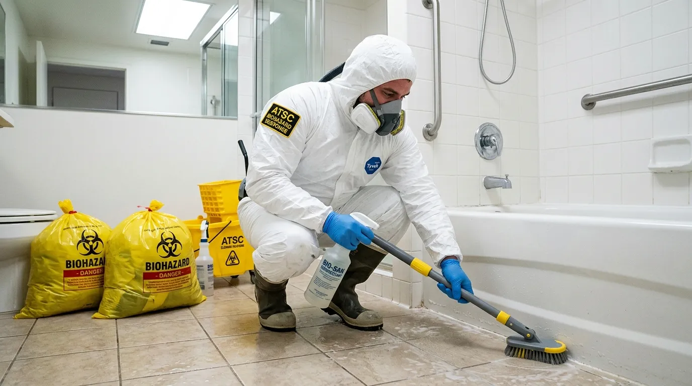 Decontamination equipment deployed for Blood Cleanup in Hamden